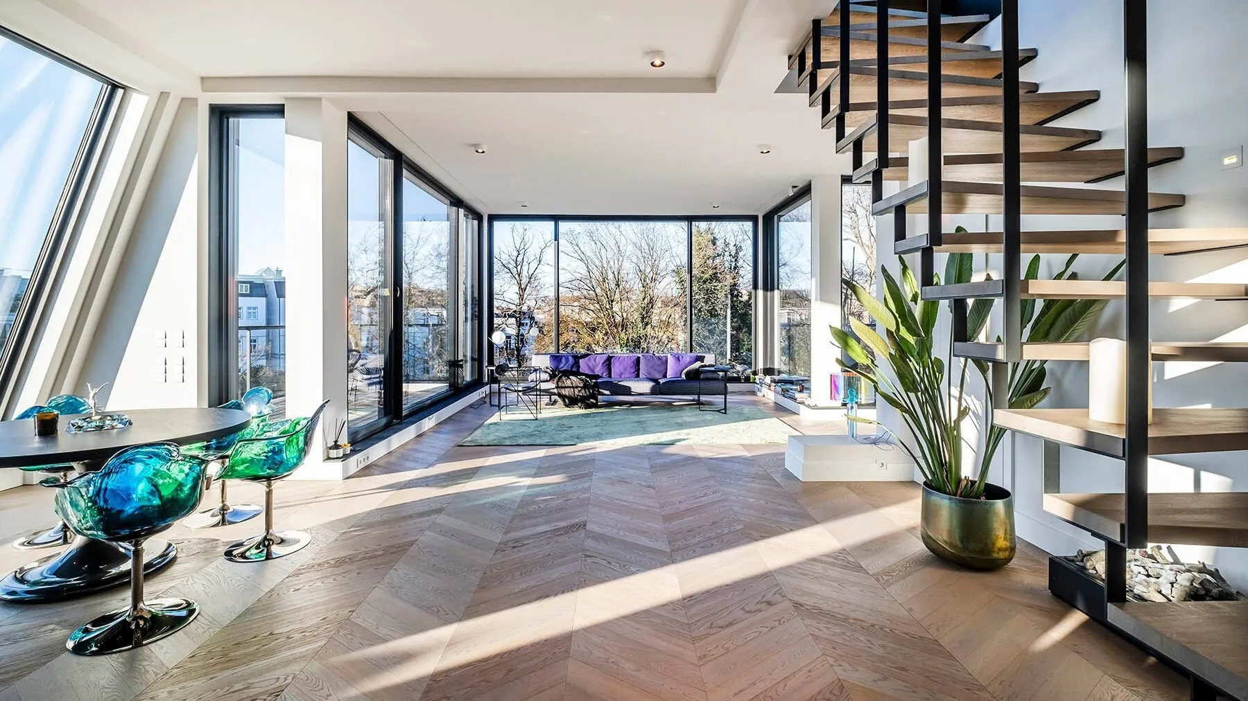 Modern German apartment interior